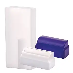 Wax cartridges with rollers and caps
