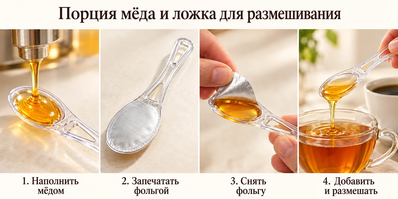 Ложка для мёда — деталь изделия
